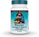 Bron Naturals Wellness Kinderen Immune Kauwbaar, Great-Tasting Defense Complex, Raspberry Flavored* - 30 Wafers