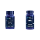 Life Extension Heart & Brain Support B Vitamin Bundle - Homocysteine Resist 60 Vegetarian Capsules & TMG 500mg 60 Liquid Vegetarian Capsules