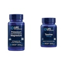 Life Extension Potassium & Magnesium Heart Health Capsules Bundle with Taurine 1000mg Longevity & Exercise Supplement Capsules