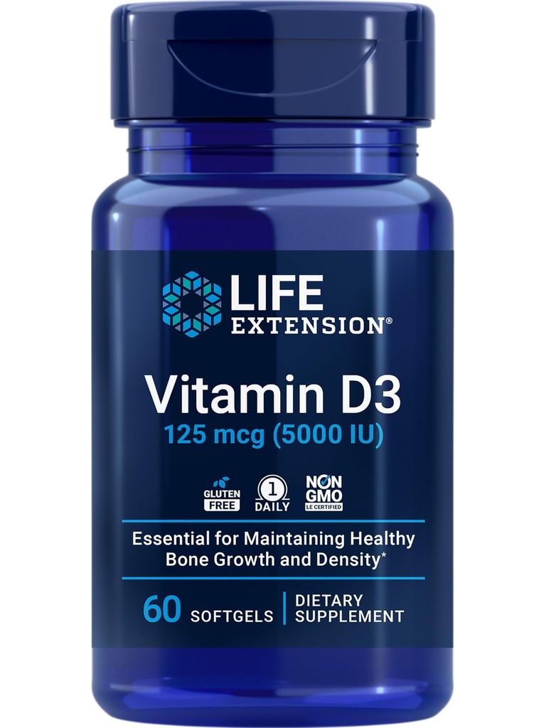 Super Omega-3 Fish Oil, Vitamin D3 5000 IU - 120 & 60 Softgels