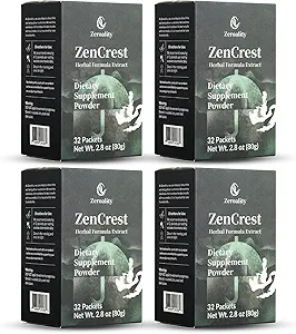 ZenCrest, Natural Herb Prostate Supplement, traditionele Chinese kruidenformule, bevorderen van gezonde prostaat, bevorderen van urogenitale functie, geen bijwerkingen, (128 pakketten - 4 dozen) (4)