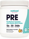Nutricost Pre-workout poeder voor vrouwen, Peach Mango, 30 porties
