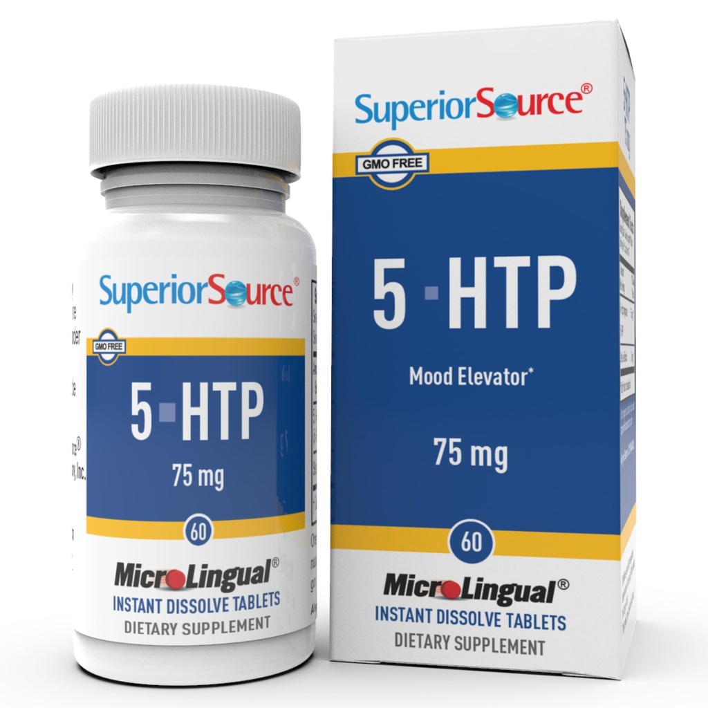 Superior Bron 5-HTP 75mg. (60 tabletten)