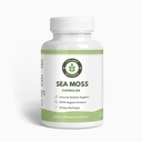 Sea Moss Advanced Superfood - High-Potency, Vegan, Made in The USA - with Irish Sea Moss, Bladderwrack, Burdock Root - Overall Health, Immunity Support, 60 Sea Moss Capsules