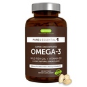 Igennus Advanced rTG Omega-3 IFOS Certified Wild Fish Oil & Vitamin D3, 1-a-Day, Fatty Acids EPA & DHA, Fast-Acting Triglyceride Form, Ultra Pure & Non-GMO, 180 Softgels