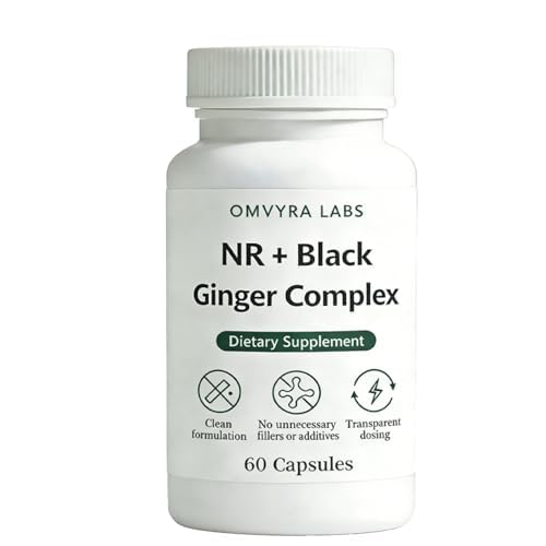NR + Black Ginger Complex, 60 Capsules