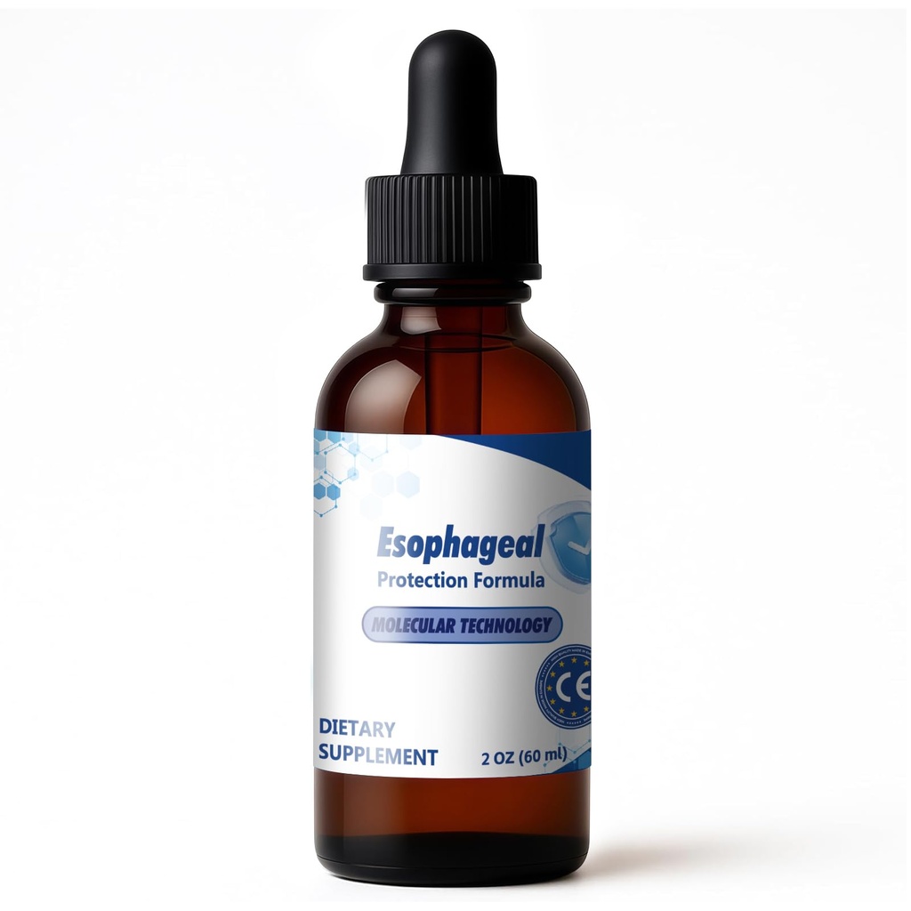 Power Esophageal Drops: Containing Slippery Elm Bark, Zinc, L-Carnosine, L-Glutamine and Aloe Extract - Non-GMO and Dairy-Free - Relieves Digestive Discomfort and Reduces Acid Reflux 1pcs