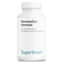 Supersmart PermeaGut Formula (High Potency) - with L-Glutamine, ButiShield Calcium Butyrate, Zinc-L-Carnosine - Gut Barrier Support | Vegan & Gluten Free - 180 Gastro-Resistant Capsules