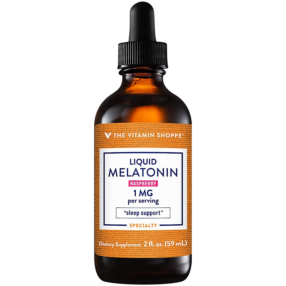 The Vitamin Shoppe Melatonin - Sleep Support, Restful Sleep & Healthy Sleep Cycle, Natural Sleep Aid