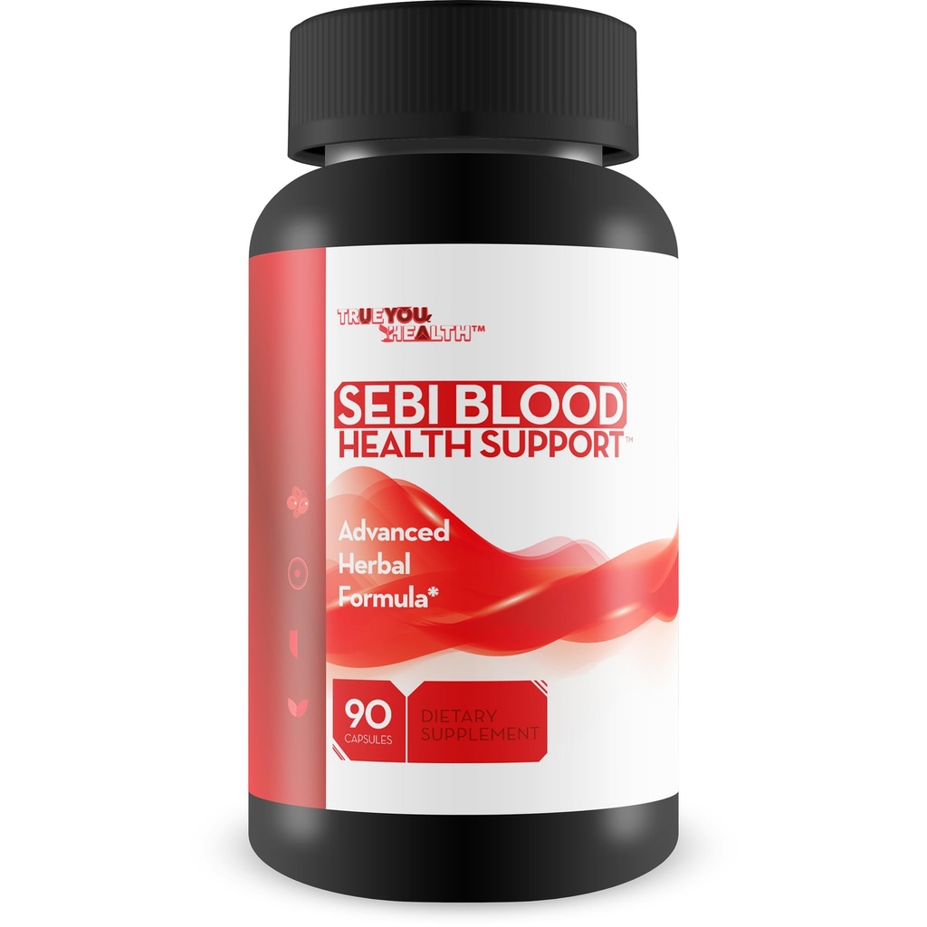 Sebi Blood Health Support - Blood Health Supplement - Blood Balance Blood Boost Formula - Geïnspireerd door Dr Sebi Blood Health - Help de bloedstroom te verbeteren en Oxidatieve stress natuurlijk te verminderen