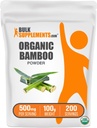 BulkSupplements.com Biologische Bamboe Poeder - Silica Supplementen, Bamboe Supplement, Glutenvrij - 500mg per portie, 100g (3,5 oz) (pakket van 1)