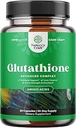 Huidverhelderende Glutathion Supplement met melkdistel 1000mg - Glutathione huid bleken Capsules met Alpha Lipoïnezuur voor leververzorging, Energie Ondersteuning en Immuunhulp - voor mannen en vrouwen - 30 Tel.