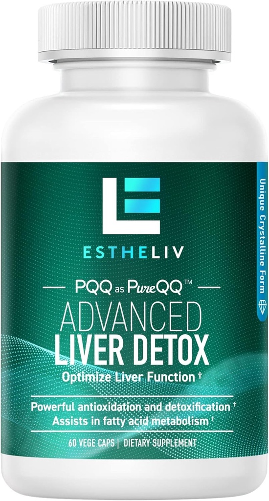 Liver Cleanse Detox & Repair PQQ + Inositol Formula, Updated V2.0 (Non Milk Thistle Supplement and Artichoke Extract), for Liver Health and Liver Detox, Liver and Vesicle Cleanser