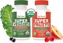 Feel Great USDA Biologische Fruit en Plantaardige Supplementen 