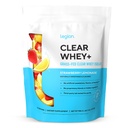 LEGION Clear Whey+ Protein Isolate Powder–Naturally Flavored Strawberry Lemonade, 22g Protein with BCAAs,Zero Sugar & Lactose Free,Fast Digesting Grass-Fed Whey, Refreshing Protein Shake (20 Servings)