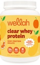 Wellah Clear Whey Protein Isolate Powder (Mango Clementine) 30 Servings - 20g of Protein, 90 Calories, Sweetened with Stevia