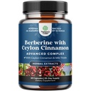 Balancing Berberine Plus 1200mg Per Serving Complex - Antioxidant Berberine met Ceylon Cinnamon Capsules Plus Silymarin Milk Thistle Extract - Actieve PK voor Hartgezondheid en Suiker Ondersteuning 60 Capsules