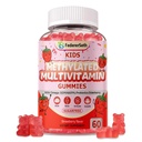 Methylated Multivitamin Kids Gummies + Omega3, Methylfolate & B12, Calcium, Probiotics, Elderberry, for Kids & Teens. Multivitamin for Growth, Immune, Bone, Brain, Focus, No Sugar - 60 Count