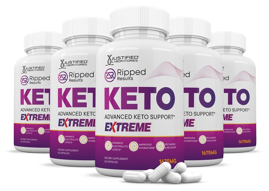 (5 Pack) Ripped Results Keto ACV Extreme Pills 1675MG Keto Support Blend Capsule Alternative Keto ACV Gummies Formulated Apple Cider Vinegar Extra Virgin Olive Oil Powder Green Tea Leaf 300 Capsules