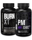 Ge Jacked Factory Burn XT Thermogenic Fat Burner - Apetite Suppressant & Nootropic Energy Booster (90 capsules) & Lean PM Max High-Prestance Weight Loss, Slaapondersteuning (120 capsules)