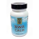 ‘Awa Calm Capsules - Kava-Based Herbal Supplement with 30% Kavalatone, Calamus Root, Passion Flower, Lemon Balm & Hops (120 Capsules)