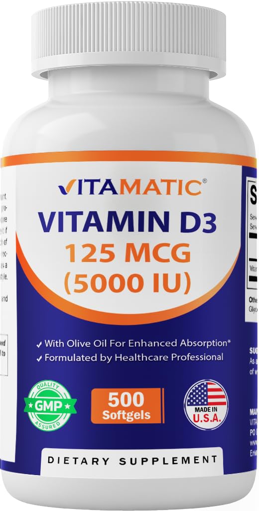 Vitamatic Vitamine D3 5000 IE (125 mcg) 