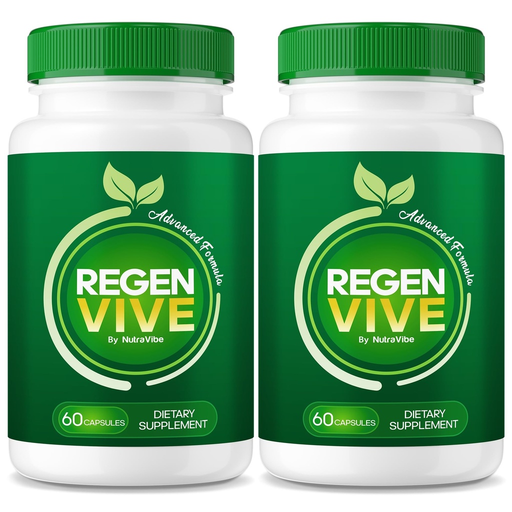 (2 Pack) Regenvive – Original RegenVive Formula with Naturally Derived Ingredients to Support Healthy Circulation, Natural Flow & Everyday Balance | Easy-to-Swallow Pills (120 Capsules)