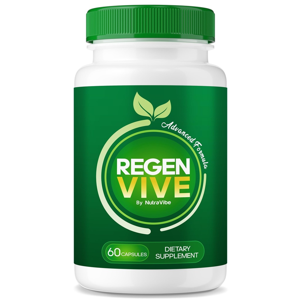 Regenvive – Original RegenVive Formula with Naturally Derived Ingredients to Support Healthy Circulation, Natural Flow & Everyday Balance | Easy-to-Swallow Pills (60 Capsules)