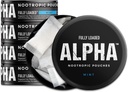 Volledig geladen Alpha Nootropic Pouches (Mint) - 5 blikken - 15 zakken per blik - Effectieve Nootropic Delivery, Nic Pouch Replacement - Snellere Absorptie, Alpha GPC, L-Tyrosine, GABA