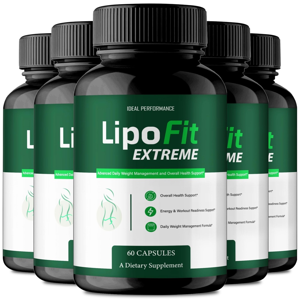 Lipofit Capsulas, Lipo Fit Capsulas Advanced Supplement Pills - Maximum Strength, Lipo Fit Extreme All Natural Keto Capsule to Sustain Active Lifestyle, LipoFit Extreme Health Reviews (5 Pack)