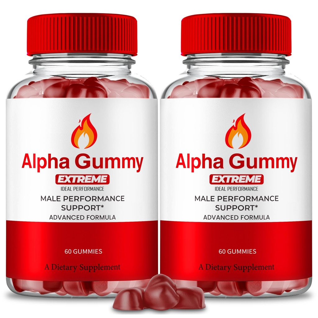 Alpha Gummies for Men, Alpha Gummy Extreme for Men - Maximum Strength Performance Supplement, All Natural Support Overall Health & Wellness, Advanced Formula, AlphaGummies Extreme Reviews (2 Pack)