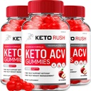 (3 Pack) Keto Rush ACV Gummies Advanced, Rush Keto Plus ACV Gummies Apple Cider Vinegar Rush ACV Gummies Rush Keto Weight Management Gummies Reviews Vitamin B12 Keto+acv, 1000mg (180 Gummies)