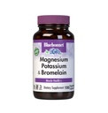 Bluebonnet Magnesium Potassium Supplement Plus Bromelain for Muscle Health Support - Daily Magnesium Complex for Women & Men - Non-GMO, Vegan, Gluten-Free - 120 Vegetarian Capsules (60 Servings)