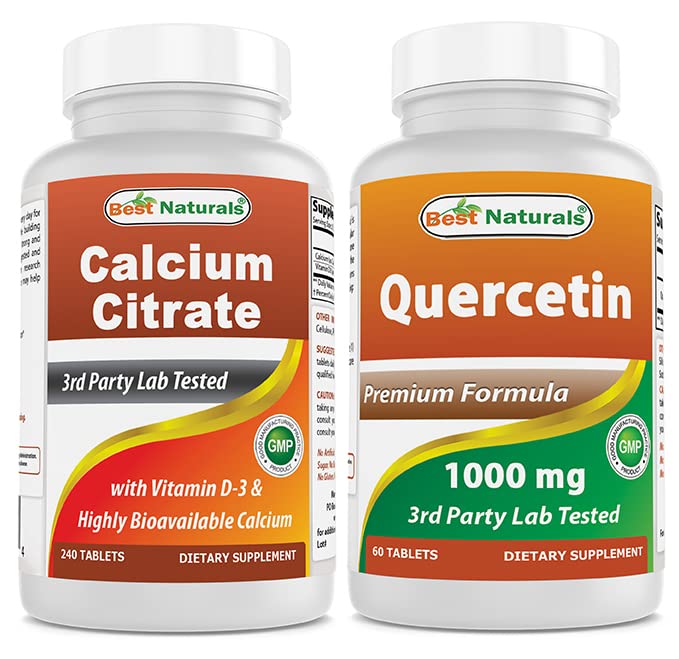 Calcium Citrate with Vitamin D-3 & Quercetin 1000 mg