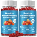 Ashwagandha Gummies for Women & Men - Immune Support & Increase Energy - Ashwagandha Supplements for Men & Women - Natural Strawberry Flavor (120 Count)