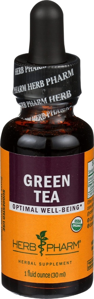 Herb Pharm Certified Biologische Groene Thee Liquid Extract - 1 Ounce