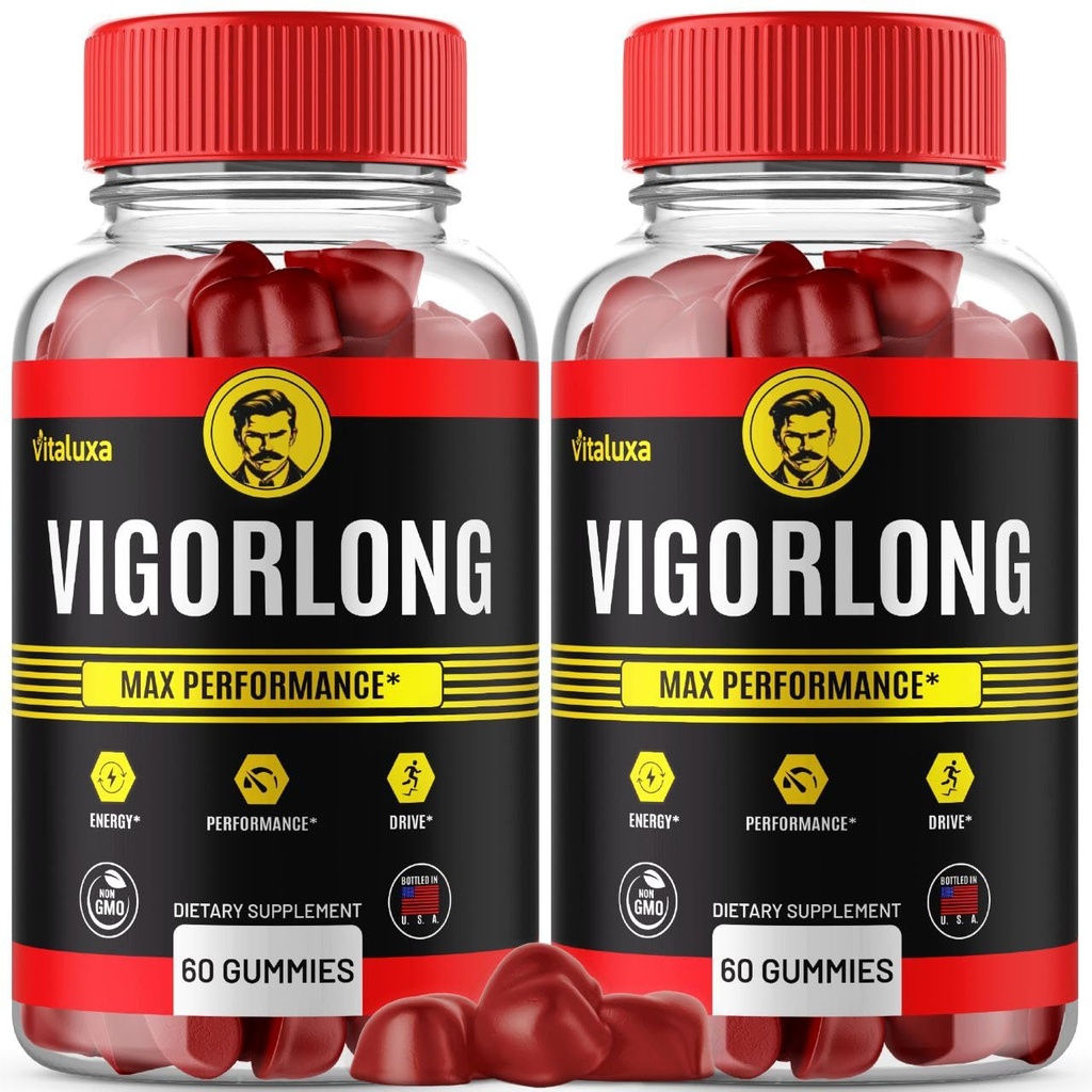 (2 Pack) Vigorlong Gummies, VigoLong Performance Blend Supplement Maximum Strength, Vigorling Gomitas All Natural Healthy Ingredients Premium Advanced Formula Support Reviews (120 Gummies)