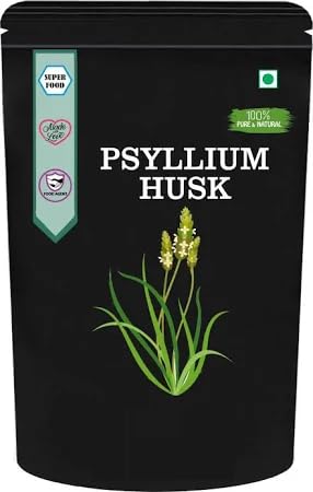 SENTA Organic Prime Psyllium Husk/Isabgol Husk (Sat - Isabgol) Fibre Support - 500 GM by Organic Prime