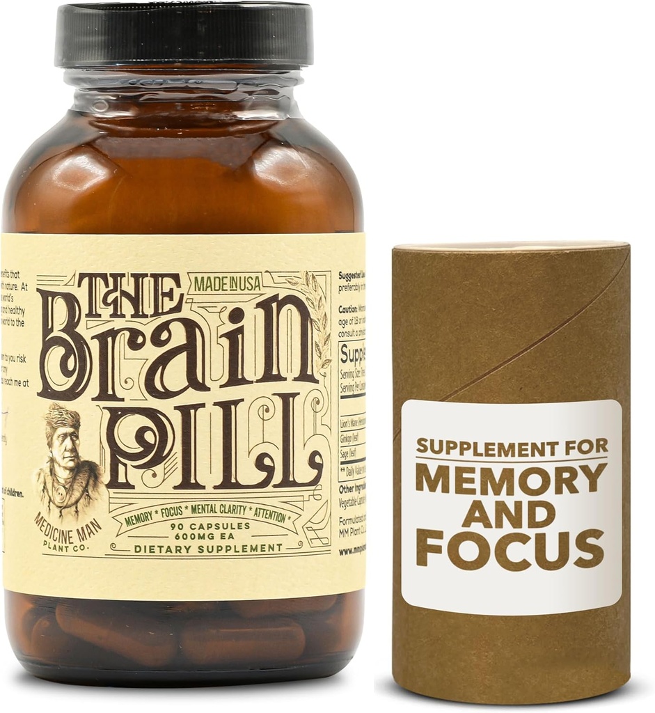 The Brain Pill 90 Capsules 