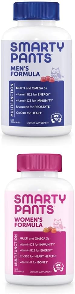 Slimme broeken Mannen en vrouwen bundel Multivitamine Bundle: (1) Heren Multivitamine Multivitaminen en (1) Vrouwen Multivitamine Multivitaminen