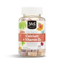 365 by Whole Foods Market, Calcium and Vitamin D3 Kids' Gummies, Assorted Natural Fruit Flavors, 60 Count