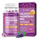 Totaria Sugar Free Calcium Magnesium Zinc Gummies for Women Men, 19-in-1 Ultimate Absorption Calcium 1200 mg Supplements with Vitamin D3 K2, Boron, B12, Ashwagandha, for Bone, Teeth, Calm, Vegan