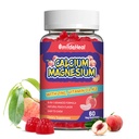 Calcium Magnesium Gummies 600MG, Calcium Magnesium Zinc Gummies with Vitamin D3 - High Absorption Complex Calcium Supplement, Vegan, 60 Counts