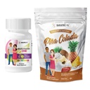 BariatricPal 30-Day Bariatric Vitamin Bundle (Multivitamin ONE 1 per Day! Capsule with 18mg Iron and Calcium Citrate Soft Chews 500mg with Probiotics - Piña Colada)
