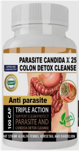 Parasite Cleanse Detox Liver Colon Yeast Killer Pi.lls All Natural Detox Candida