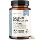 Calcium D-Glucarate | 500mg | CDG for Liver Detox and Cleanse, Hormone Balance, and Menopause Support | Calcium Supplement | Vegan, Non-GMO, & Third-Party Tested | 90 Capsules (3-Month Supply)