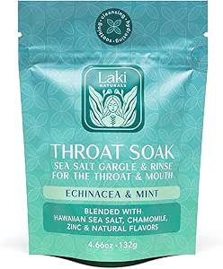 Laki Naturals Keel Soak zak van Echinacea & Mint met scoop