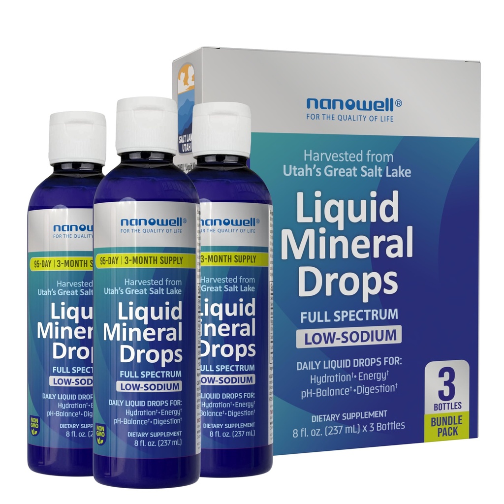 Liquid Mineral Drops - Trace Mineral Supplement 