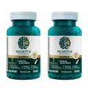NEURIVA Ultrahersensupplement voor geestelijke alertheid, geheugen, concentratie en concentratie met klinisch geteste cognitieve, neurofactor, fosforatidylserine, vitamine B6 & B12, 60 count Capsules (2 verpakkingen)