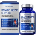 Sciatica Pain Relief & Nerve Pain Relief Supplement - Advanced Nerve Comfort Formula with R-ALA & Vitamin B Complex - Soothes Leg & Back Discomfort, 120 Capsules